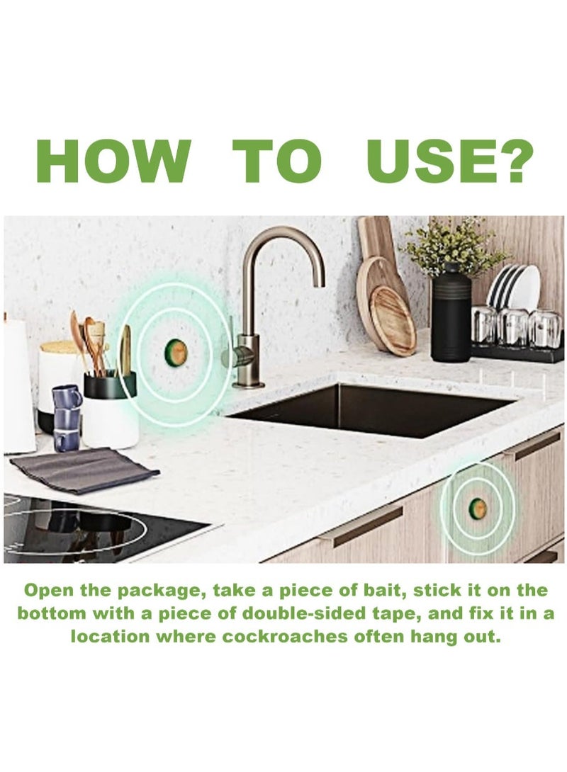 MOONSPRY Cockroach killer Stickers 12 pcs Roach Repellent Pesticides - Image 4